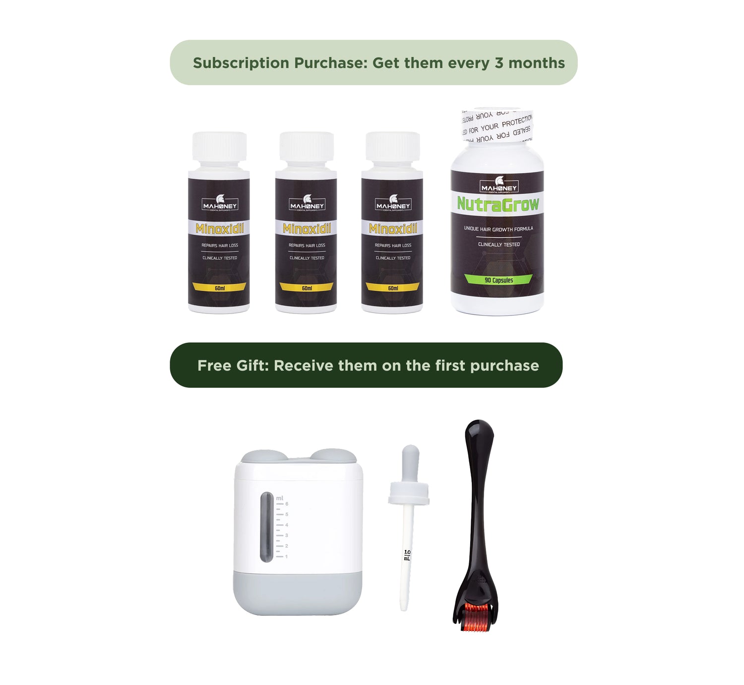 Hair Regrowth Support – 3 Month Protocol